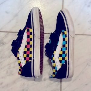 Vans kids velcro low tops